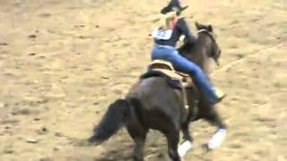 2010 NFR Las Vegas Round 2 Barrel Racing Christina Richman YouTube [upl. by Emiolhs]