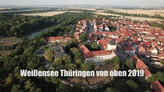 Weißensee Thüringen von oben 2019 [upl. by Winonah]