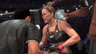 UFC 5  Amanda Nunes vs Holly Holm  Bantamweight Championship Fight  Legendary Difficulty [upl. by Perni]