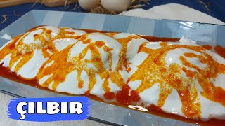 ÇILBIR TARİFİ ▶️ NASIL YAPILIR ✔️ TURKISH EGGS cilbir 💯KAHVALTILIK PRATİK YUMURTA TARİFLERİ [upl. by Schacker105]