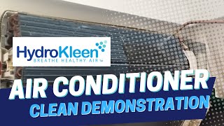 HydroKleen Air Conditioner Clean Demonstration [upl. by Magdalene]