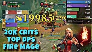 Ancient Tree Elite  Fire Mage  Flame Mage TOP DPS POV  TARISLAND [upl. by Savannah]