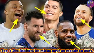 Top 6 Richest Athletes in the World 2024jameel Emir gn [upl. by Thor]