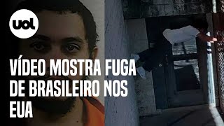 Brasileiro fugitivo nos EUA vídeo mostra momento que Danilo Cavalcante foge da prisão veja [upl. by Methuselah615]