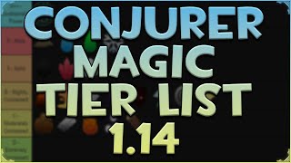 Conjurer Magic Tier List 114  Arcane Odyssey [upl. by Sada]