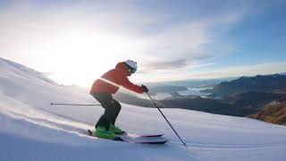 Powder Skiing In New Zealand – Treble Cone Ski Resort [upl. by Suneya]