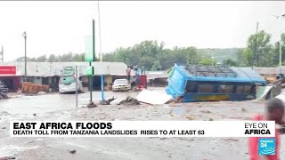 Tanzania flood deaths rise to at least 60 after torrential rain • FRANCE 24 English [upl. by Rehpotsirh127]