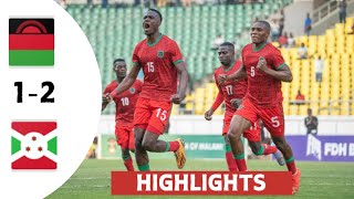 Malawi vs Burundi 12 Highlights amp goals  Africa cup of nations [upl. by Ocko]