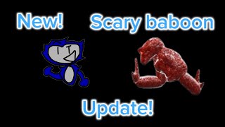 New scary baboon update New monsternew lab and new packs [upl. by Aynor]