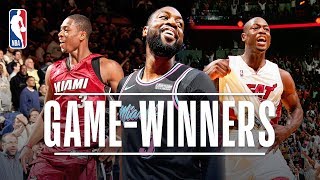 Dwyane Wades Career GameWinners [upl. by Notliw]