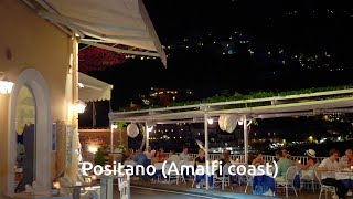 🇮🇹 Positano Amalfi coast Italy IT 2021 night drive [upl. by Suiradal52]