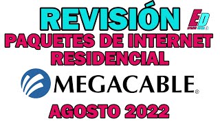 Paquetes de Internet Residencial Megacable  Espacio Digital [upl. by Adnouqal]