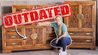 Updating Old Furniture On A Budget  Bedroom Furniture Set Makeover [upl. by Saba368]