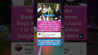 RAYA KOHANDI RAIH JUARA 1 LOMBA BERKUDA DI TOSI ZASKIA LAWAN TERBERAT rayakohandi zaskiasungkar [upl. by Nicolea]