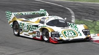 Group C Monsters Racing at Monza  Sauber C11 vs Porsche 962 vs Nissan R91 amp More [upl. by Otrebogir]