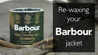 Rewaxing your Barbour Jacket [upl. by Ynad134]