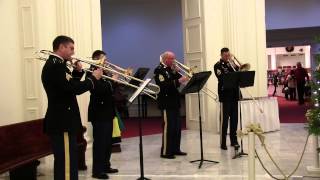 Silver BellsUS Army Signal Corps Trombone Quartet [upl. by Enyar]