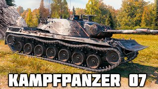 Kampfpanzer 07 PE WoT – 5Kills 107K Damage [upl. by Dymphia]