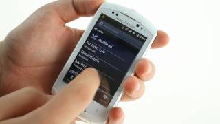 Sony Ericsson Live with Walkman unboxing and handson [upl. by Cogn]