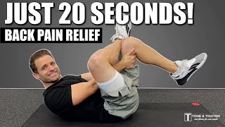 6 Exercises To Relieve Back Pain In 9 Minutes  FOLLOW ALONG [upl. by Ydnamron]