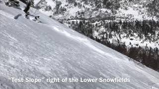 Skier triggered avalanche on test slope near Tuckerman Ravine February 19th 2019 [upl. by Brian]