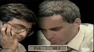 A Thriller Anand Vs Kasparov  1996 Blitz Chess Final [upl. by Alanna829]