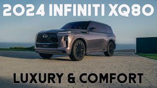 2024 Infiniti QX80 Luxury SUV First Look [upl. by Neggem]