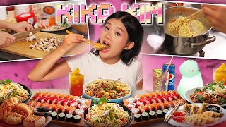 ASMR COOKING amp EATING MUKBANG  ASIAN FOOD KIMBAP RAMEN TTEOKBOKKI [upl. by Meehaf503]