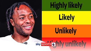 How likely are you to finish your career at rightback  Raheem Sterling ANSWERS all 😂 [upl. by Ecirahc]