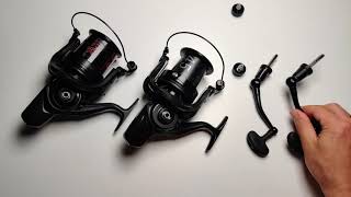 Daiwa Crosscast 45 SCW QD vs Emblem 45 SCW QD [upl. by Nachison]