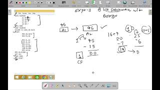 expt 4 microprocessor 8086 practicle 4 [upl. by Marji173]