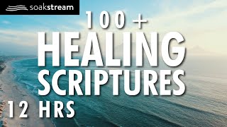 Gods Promises  100 Healing Scriptures With Soaking Music  Audio Bible  12 hours 2020 [upl. by Aronid]