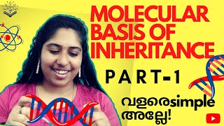 Molecular Basis of Inheritance  Class 12 Zoology  Malayalam  Part 1 [upl. by Lenno141]