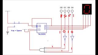 7493 MSI Asynchronous Counters [upl. by Lentha465]