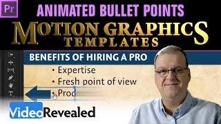 Animated Bullets Points in Adobe Premiere Pro CC [upl. by Ilatfen850]