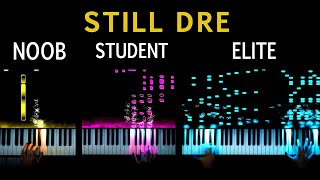 5 Levels of Still DRE Noob to Elite Piano [upl. by Sandeep]