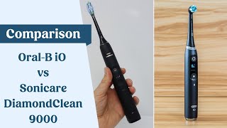 Sonicare DiamondClean 9000 vs OralB iO UK [upl. by Sadira]