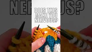 Dropping a stitch on purpose craft knittting art crochet [upl. by Uziel]