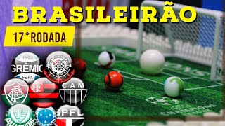 BRASILEIRÃO 2023 17ª Rodada com Bolas de Gude e Futebol Funil  Marble race [upl. by Naerol]