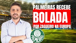 PALMEIRAS RECEBE BOLADA POR ZAGUEIRO NA EUROPA [upl. by Sydel]