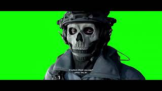 Ghost you copy meme  Call of Duty Modern Warfare 2 Green Screen Memes 🟢 [upl. by Luckin]