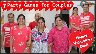 7 MustTry Party Games for Couples Unleash the Fun  Couple games  Valentines Day Party Games [upl. by Soren]