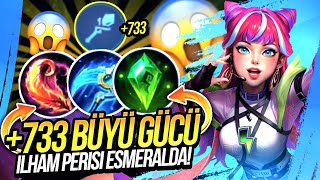 733 FULL BÜYÜ GÜCÜ İLE TEK ATAN YENİ İLHAM PERİSİ ESMERALDA  Mobile Legends [upl. by Aiuhsoj344]