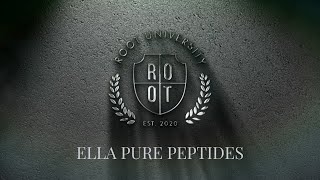 Ella Pure Peptides  ROOT University  19 september 2024  Dutch [upl. by Helms394]