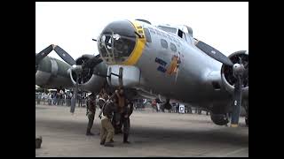 Duxford Flying Legends 2008 B17s Liberty Belle and Pink Lady [upl. by Adnawt]