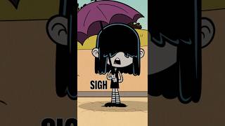 EVERYTIME Lucy sighs in The Loud House 🖤 shorts [upl. by Hinch]