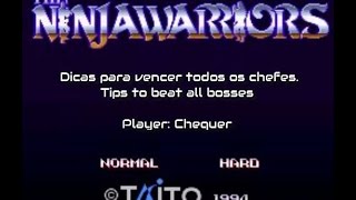 The Ninja Warriors  Super Nintendo  Dicas para vencer todos os chefes com Kamaitachi [upl. by Enyamrahs433]