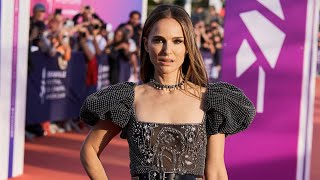 Natalie Portman in Medieval inspired Sheer Dior Dress at Deauville American Film Festival Awards [upl. by Frentz910]