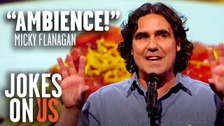 Visiting A Restaurant  Micky Flanagan  Mock the Week  Jokes On Us [upl. by Medor]