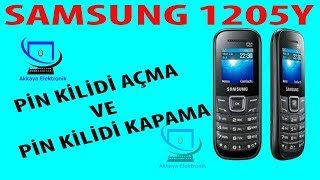 samsung 1205y pin kilidi açma ve kapama [upl. by Yrtsed]